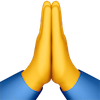 Folded hands emoji